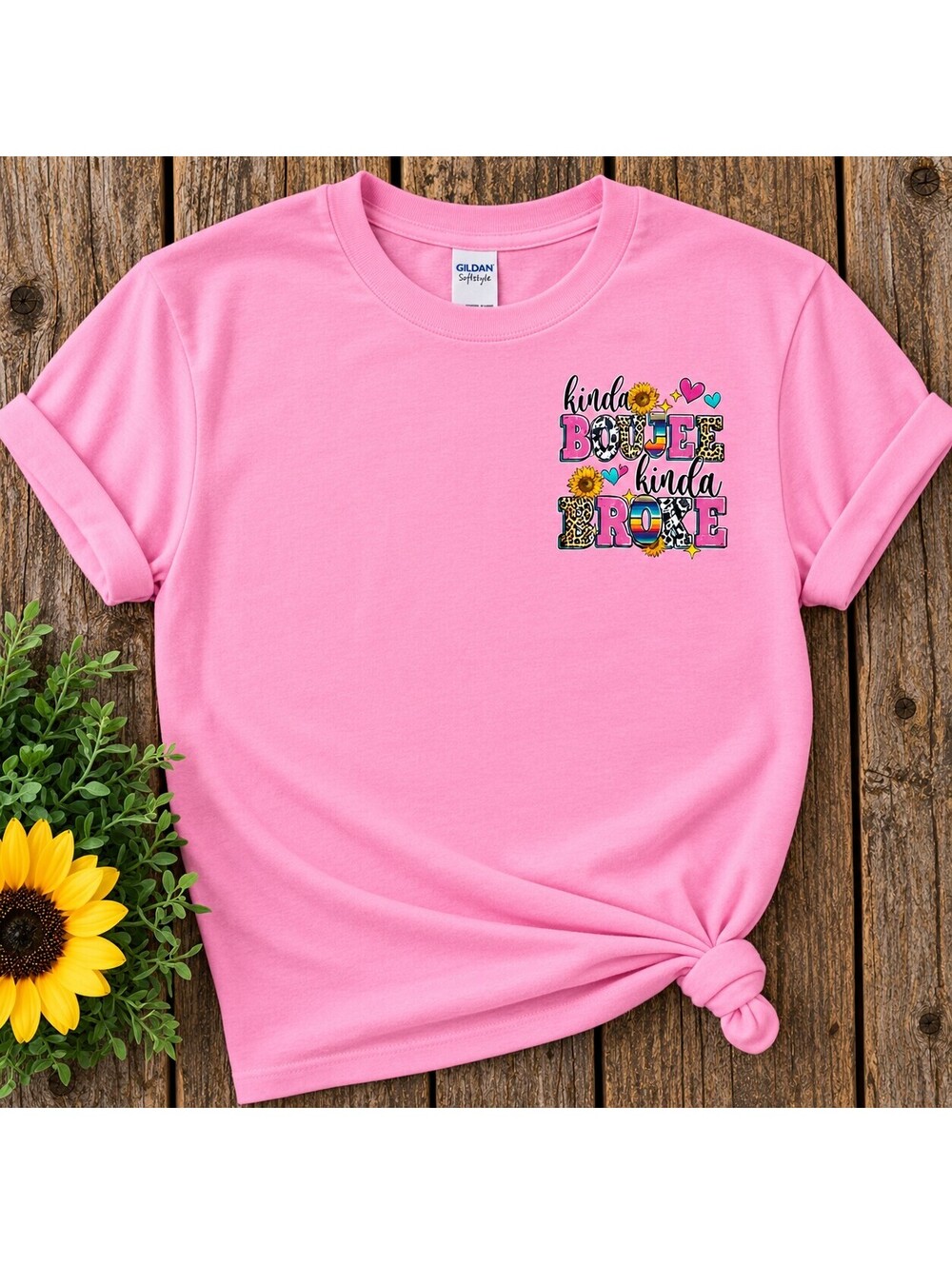 Pink Kinda Sweet Kinda Beth Dutton Graphic T-Shirt